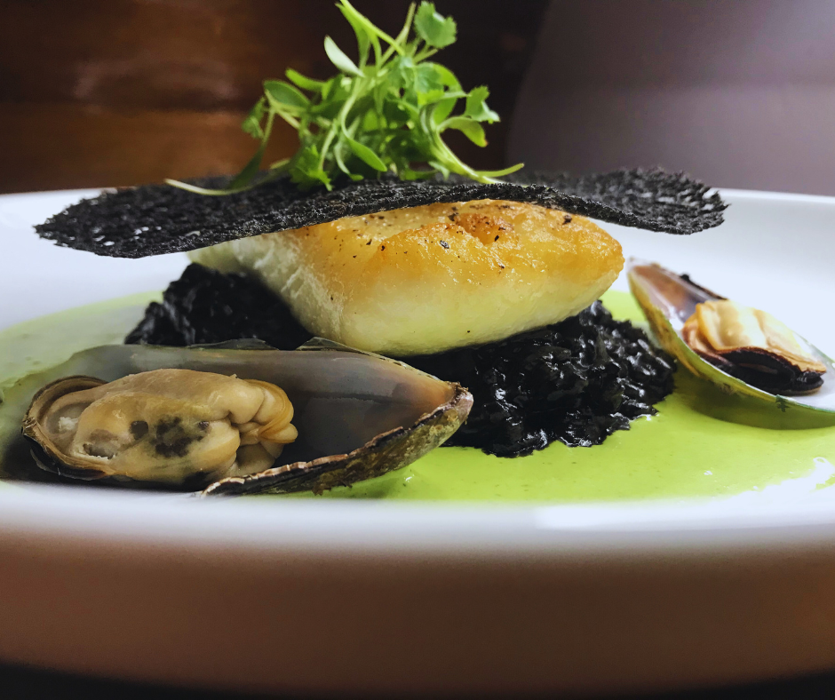 Halibut filet at Niche Restaurant in San Juan, Puerto Rico